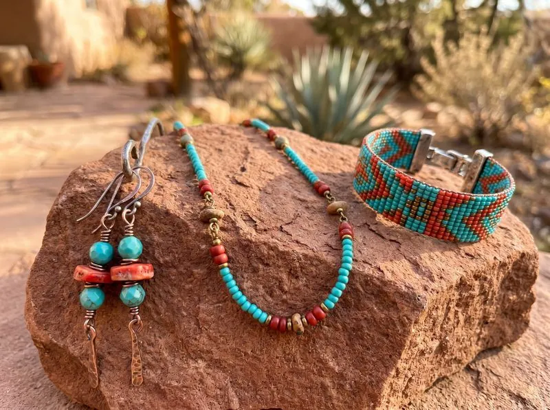 Seed Bead Collar Necklace